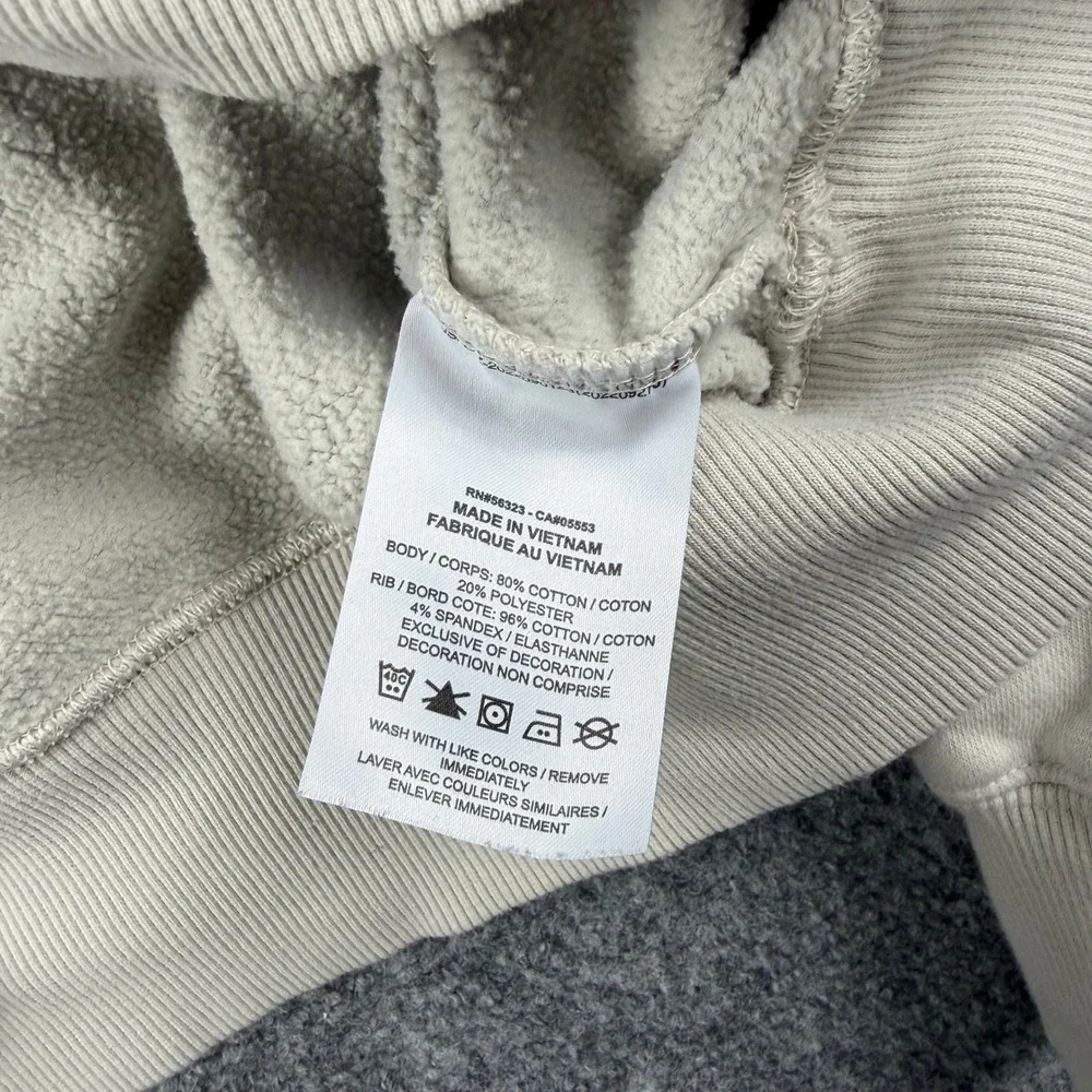 Nike Sweatshirt Womens Small Beige Los Angeles Nike Inc LA Cropped FQ6232-104